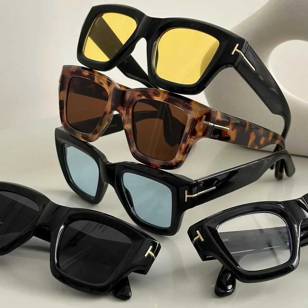 New Square Sunglasses Women Brand T-Shaped Large Frame Sun Glasses Trendy Hip Hop Eyewear Shadow for Female Eyeglasses UV400 Z250411