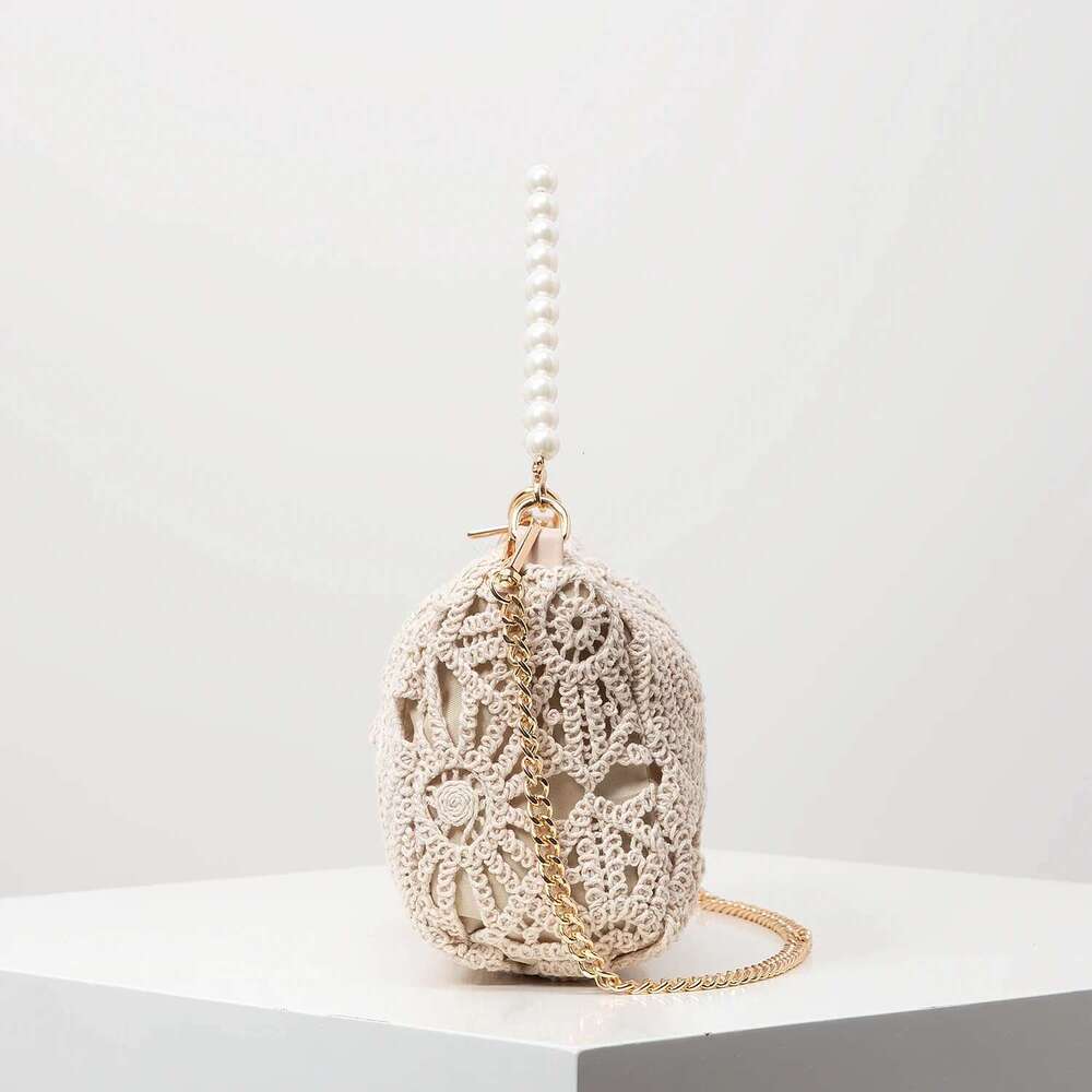 Boho Beach Women,Pearl Bag,Wicker Bag,Premiun Style Tote Bags for Ladies,Vacaition Outfits Women, Travels Must Haves