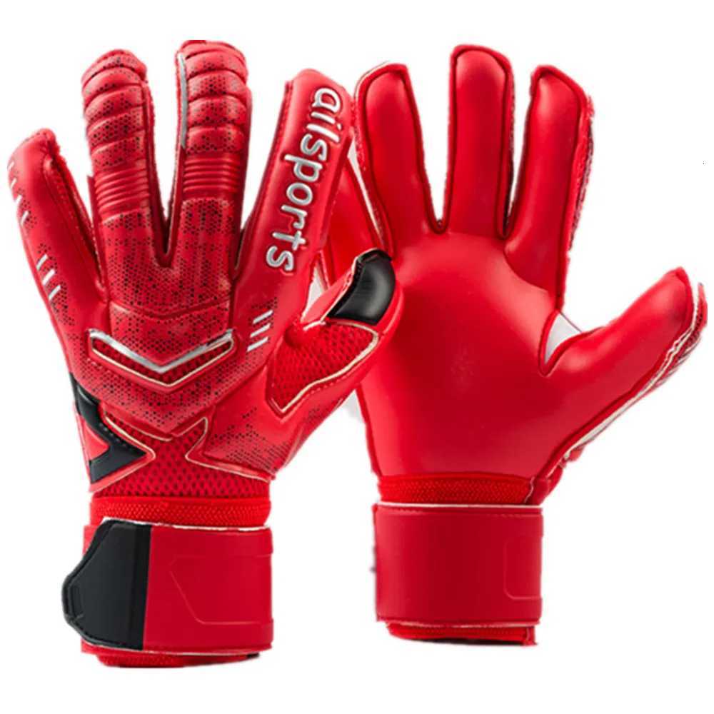 Men Women Child Kids Professional Goalkeeper Gloves Football Soccer Goalie Gloves Non-slip Thicken Latex Glove Finger Save GuardW251112