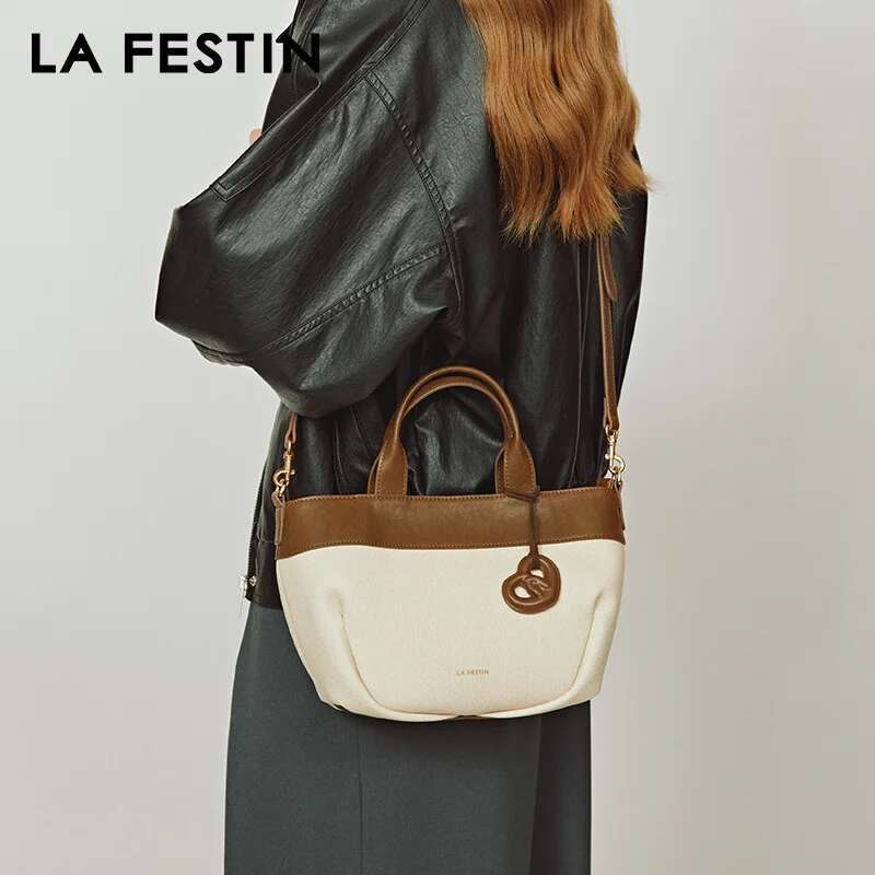 LA FESTIN Original Brand Women 2025 New Handbags Fashion Shoulder Crossbody Casual Shopping Designer Bag
