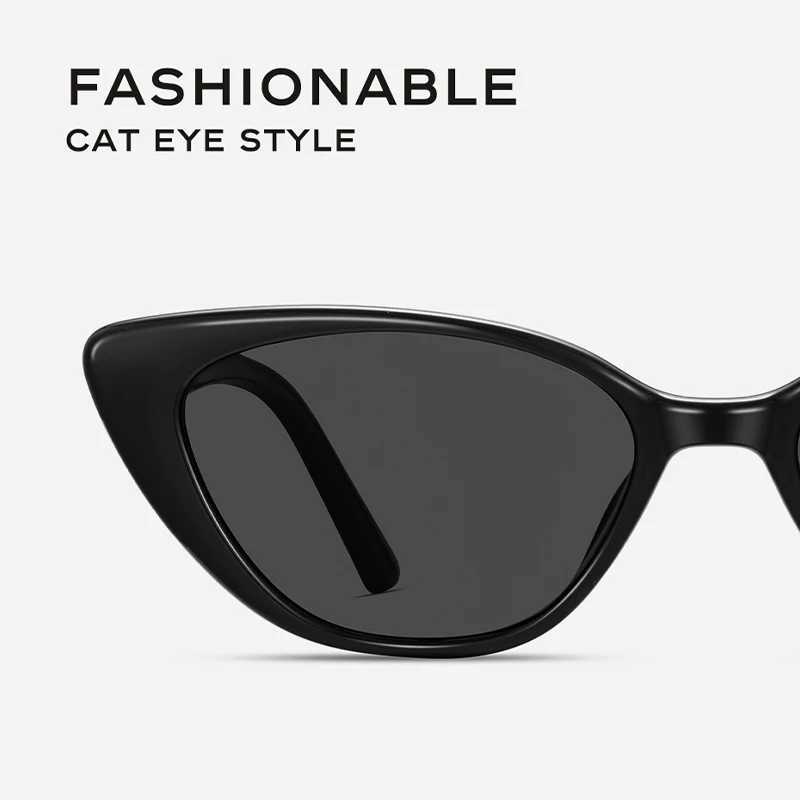 CAPONI Cat Eye Trend Women Sunglasses Polarized Anti-reflective Anti-glare Sun Glasses Female Fashionable Eyewear UV400 CP2227 Z250411