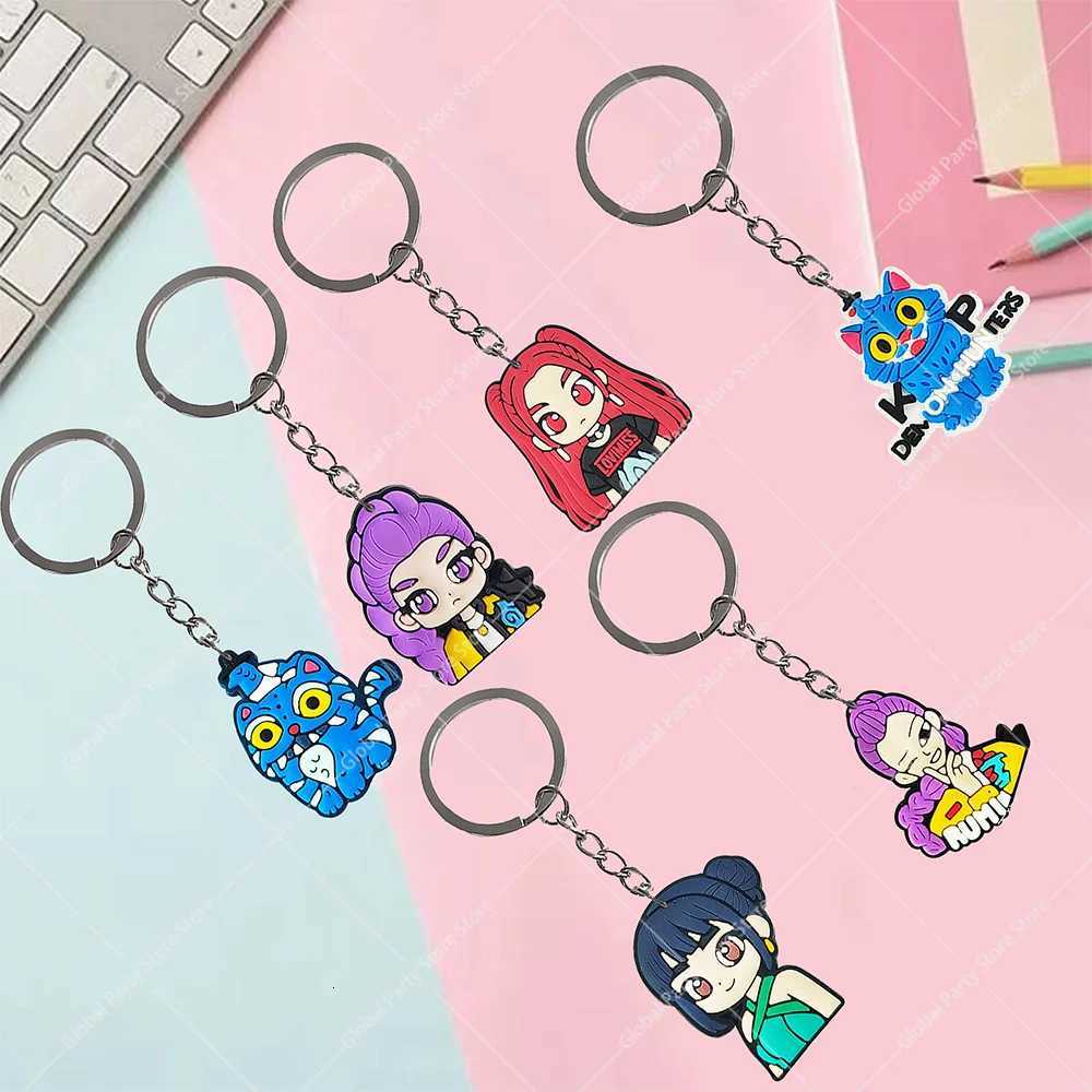 K pop Demon Hunters Keychain Birthday Party Decoration Kpop Anime Party Gift Filler Gifts for Guests Baby Shower Party Supplies Z251111