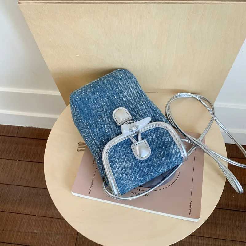 Exquisite Square Coin Purse Fashion Patchwork Buckle Crossbody Bag Korean Casual Outdoor Phone Bags Female Mini Shoulder PackW251111