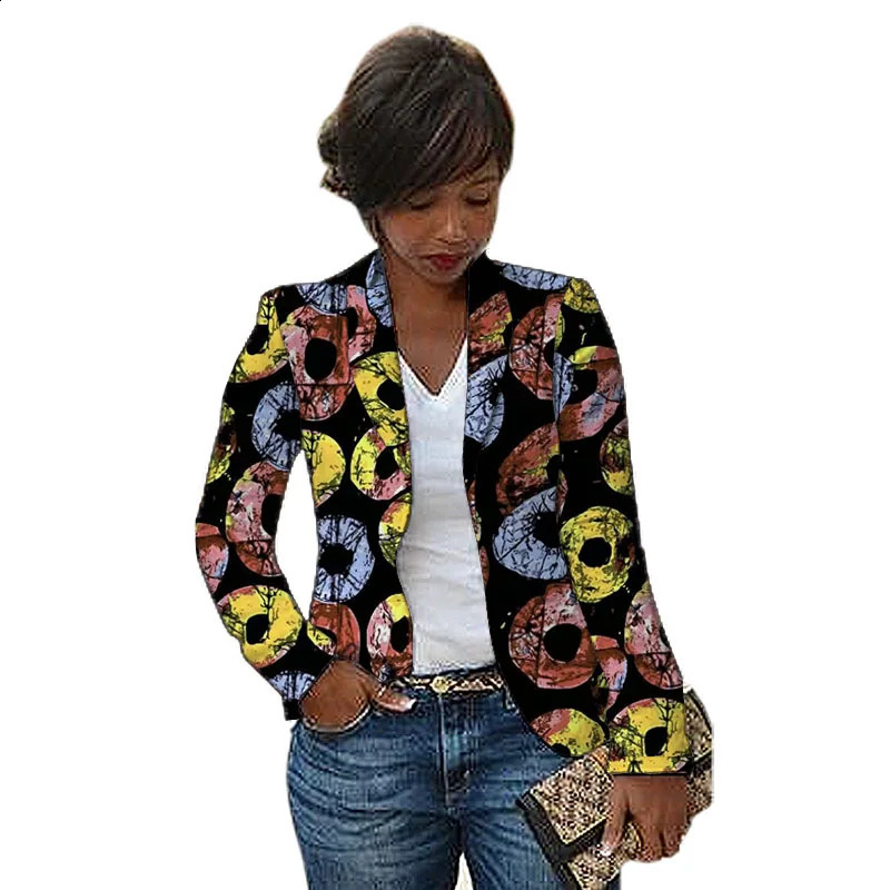 African shawl collar original n womens jacket private custom large size Ankara clothing 250407