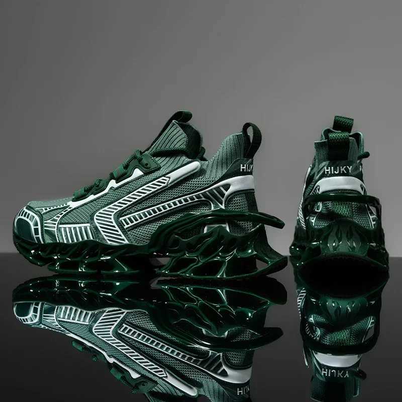 SENTA Blade Warrior Sneakers Men Fashion Design Leisure Sports Shoes Outdoor Shock Absorption Walking Shoes Thick Sole Footwear Z250411