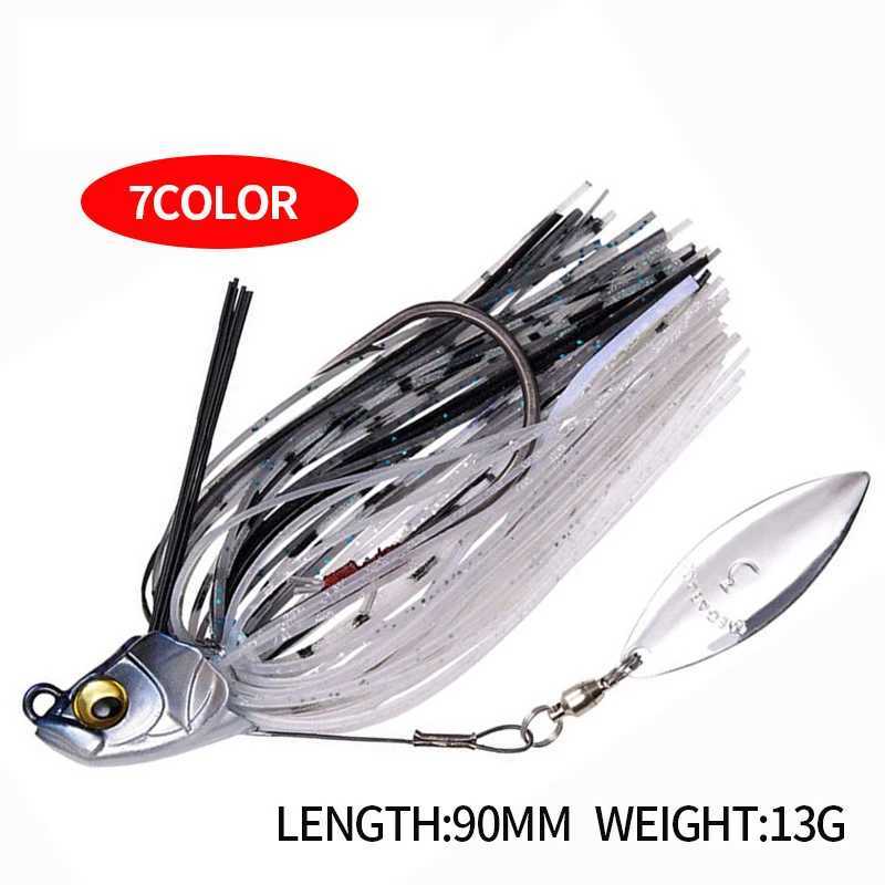 13.5G Spinner Bait Bass Jig Chatter Bait Fishing Lure Chatterbait Fishing Kit Wobblers for Bass Fishing Tackle Fishing Spoon Z250411