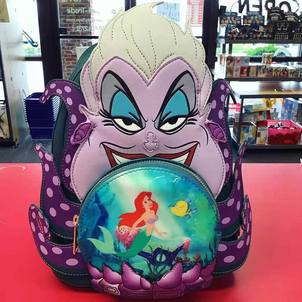 Disney Cute Kids' Faux Leather Backpack Featuring Beloved Figures Perfect Accessory Gift