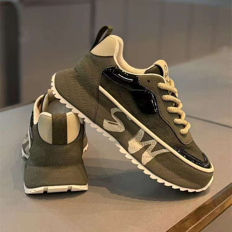 Free shipping designer Running Shoes foe men sport outdoor casual shoes vintage message Athleisure black shoes