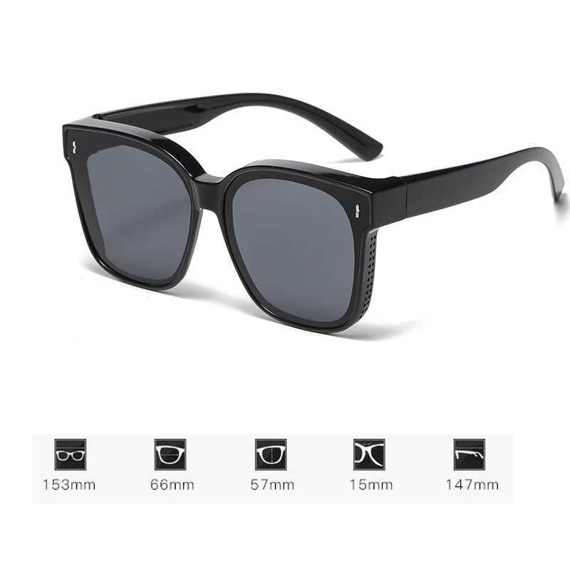 Women Men Fashion Glasses Clips Multifunctional Outdoor Sunglasses Eyewear Unisex Trendy Clips on Sun Glasses Driving Goggles Z250411