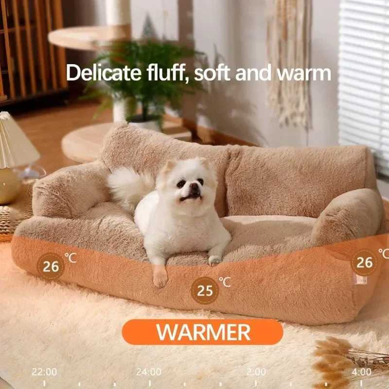 Cat Bed Luxury Super Soft Warm Pet Sofa is suitable for small cats dogs and detachable non slip bed sofas X250412