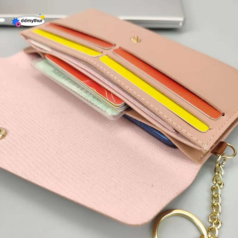 Women Wallet Female Long Purse Trend Slim PU Leather Multi-Card Pocket Credit Card Holder Ladies Hasp Clutch Money Pouch Handbag ddmythur