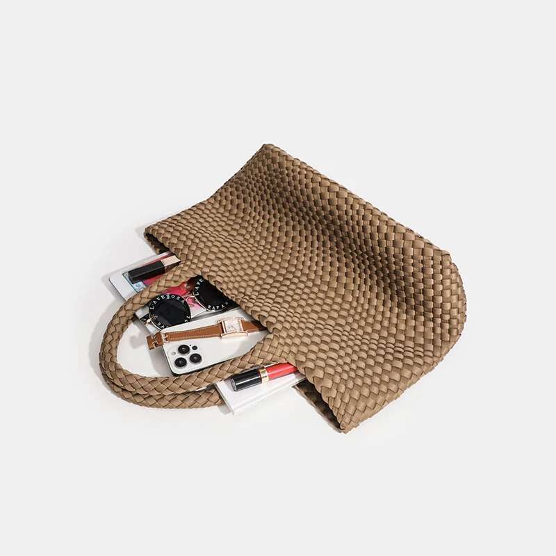 Large Capacity High Design Women's Bag Premium Handwoven Nylon Bag With Urious Finish Women Shoulder Bags