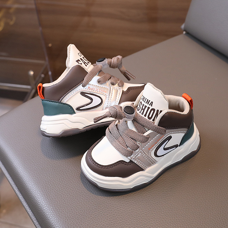 Boys and Girls Fashion Casual Sneakers Kid Running Shoes Basketball Shoes Kidszworld Children Sport Baby Toddler Outdoor Shoes Sizes 21 - 30 K0234