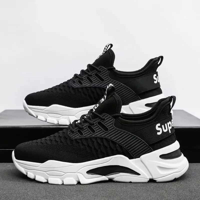Summer Men Casual Shoes Breathable Mesh Mens Shoes Lightweight Running Sneakers Soft Jogging Tennis Sport Shoes Size 39-44 Z250411