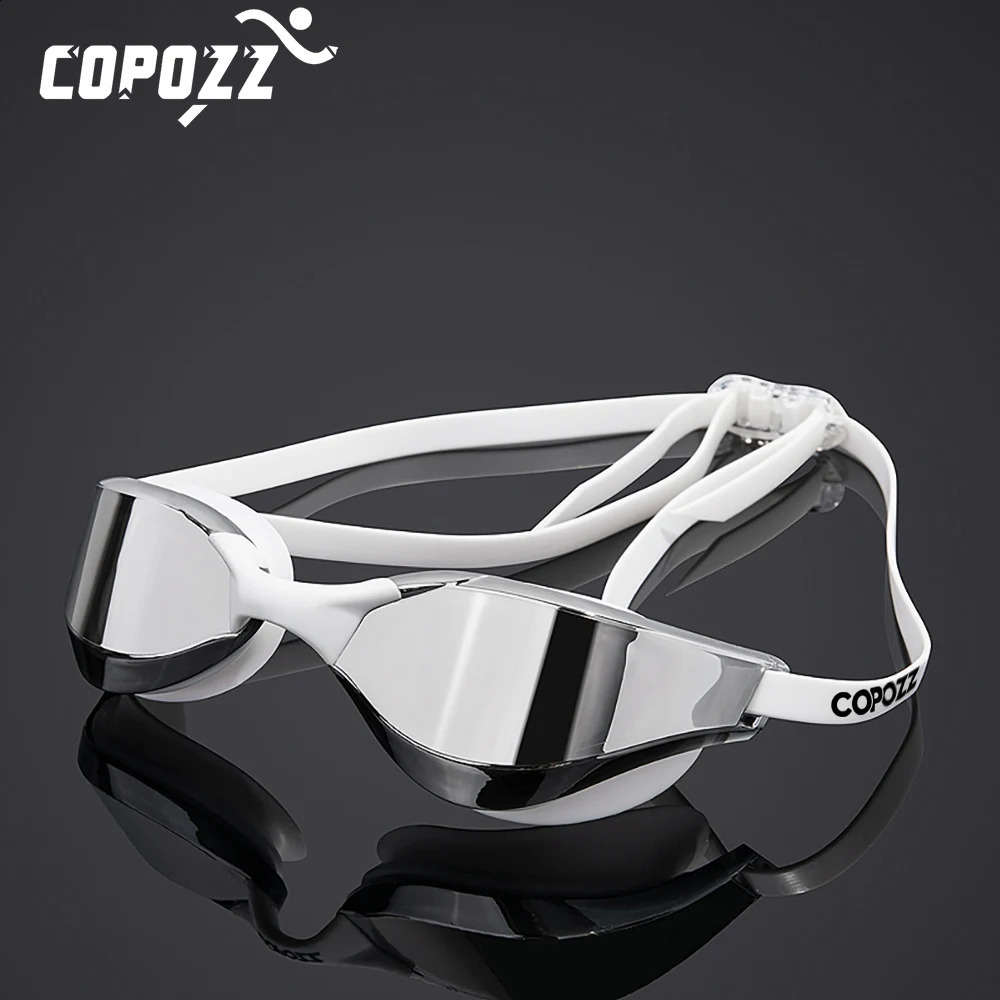Professional Adult Anti-fog Swimming Goggles Electroplating Waterproof Silicone Swim Glasses Men UV Protection Swim Eyewear 250411
