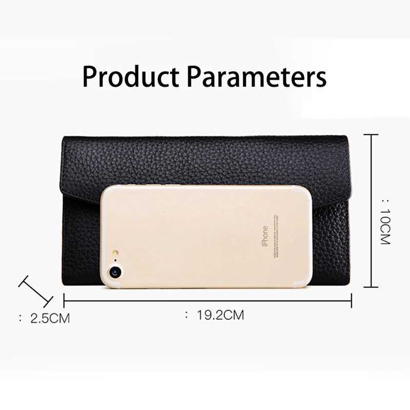 Womens leather wallet designer womens wallet RFID long wallet high-quality card holder clutch bag Z250411