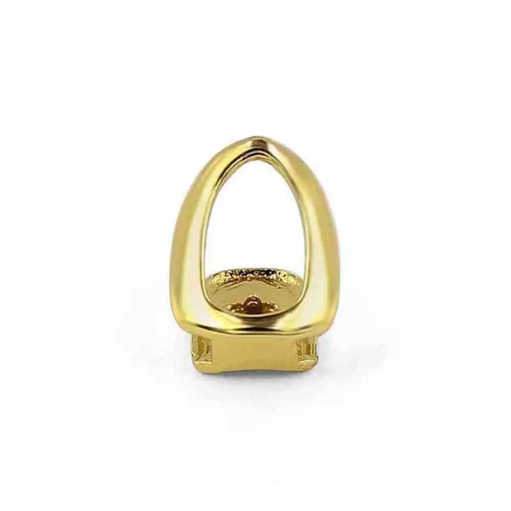 Hip hop rapper single release buckle teeth Grilz hat bottom teeth holder with gold metal personalized teeth jewelry W250412