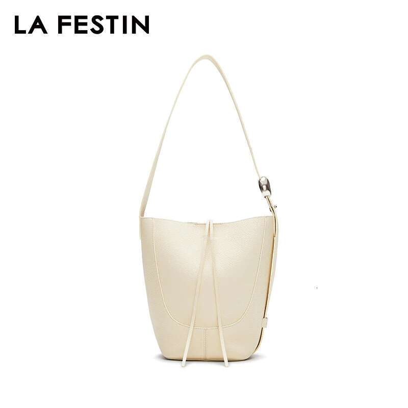 LA FESTIN Original Woman Leather Fashion Handbag Casual Large Capacity Shoulder Bags 2024 New Style Shopping Bag