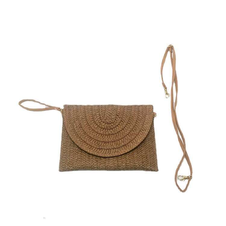 designer bag 2025 New Handheld Single Shoulder Paper Woven Women's Bag Simple and Fashionable Street Trend Internet Celebrity Summer