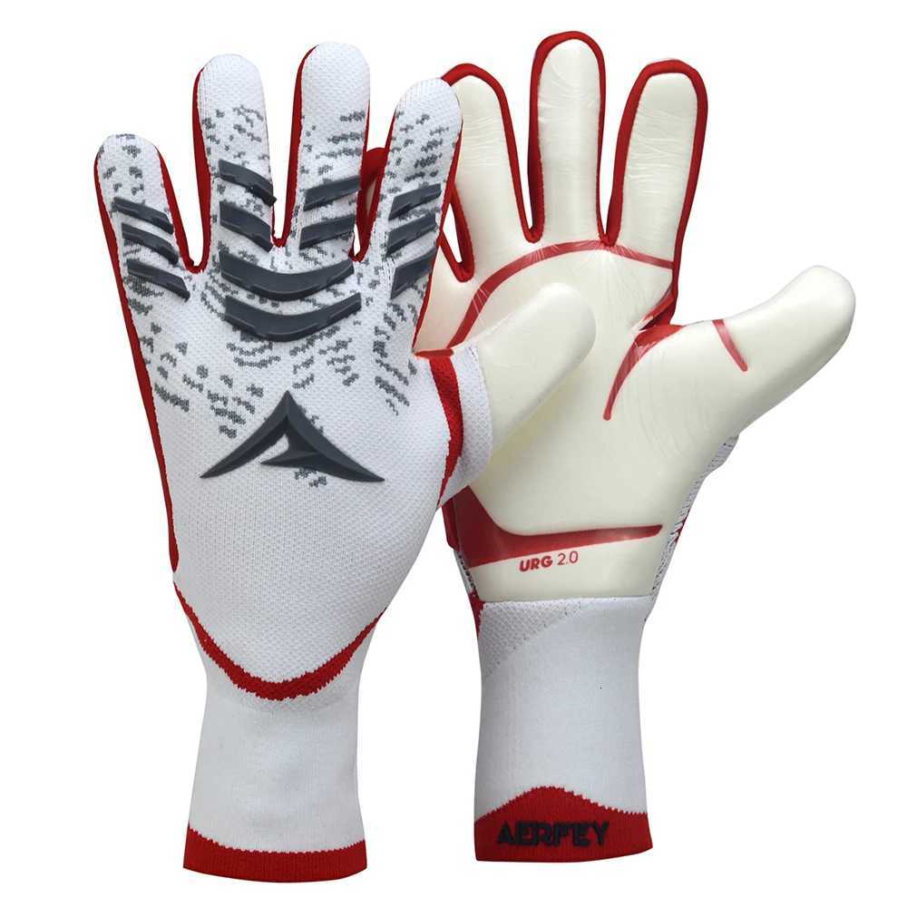 2025 New Soccer Football Goalkeeper Gloves Thickened Professional Protection Adults Teenager Goalkeeper Soccer Goalie GlovesW251112