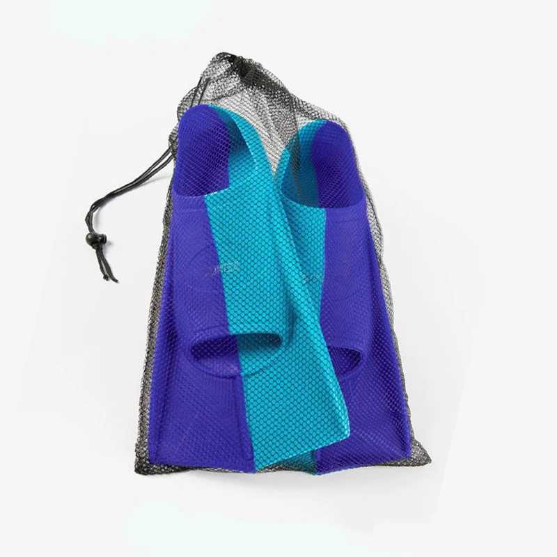 Swimming training fins wrapped around feet anti slip summer travel diving frog shoesY250412