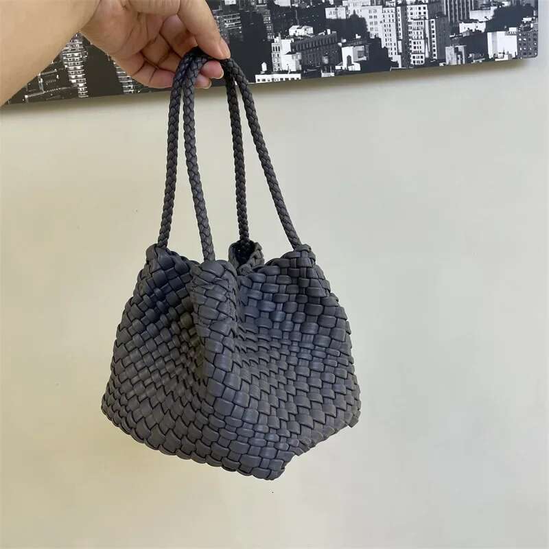 Designer Brand New High-Quality Vintage Woven Women's Tote Female Shoulder Underarm Basket Bag Hot Sale Free Shipping