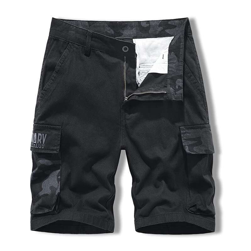 Men Cotton Cargo Outdoor Beach Casual Male Camouflage Streetwear Shorts Mens Sport Work Safari Short Trousers