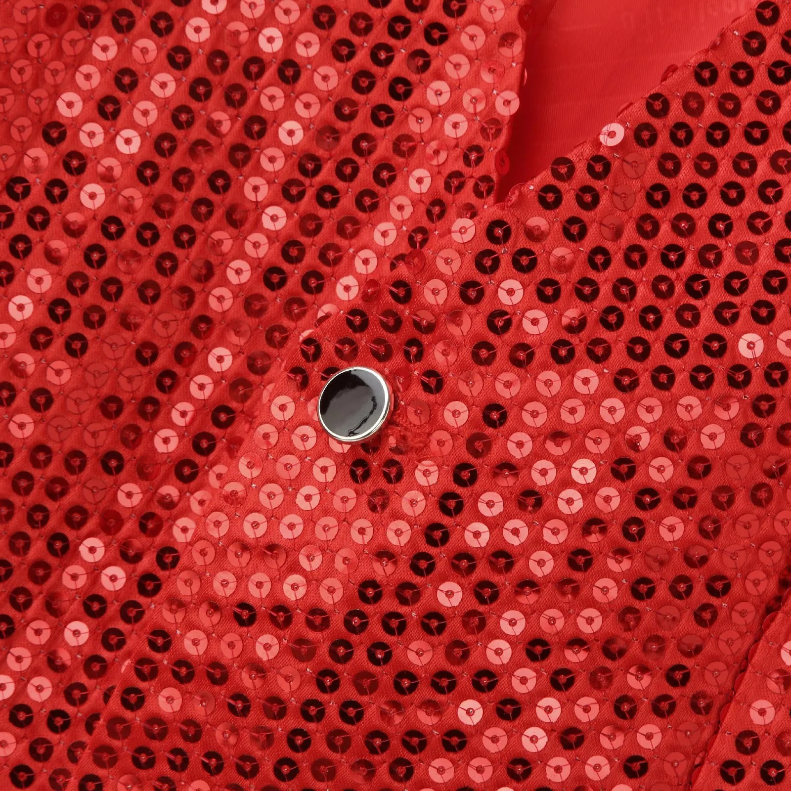 Mens Shiny Sequin Vest Jazz Dance Stage Performance Waistcoat Rave Club Cocktail Party Music Festival Costume Dancewear Vest 250407