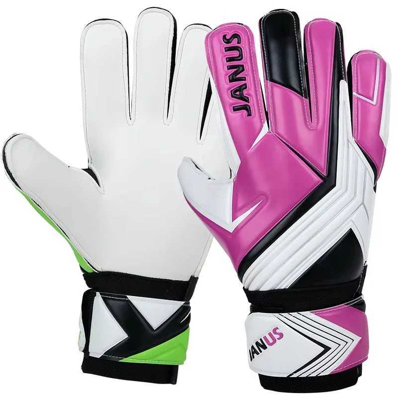 Adult football goalkeeper gloves thick latex anti slip breathable dual tone goalkeeper gloves outdoor football training accessoriesXJ250412