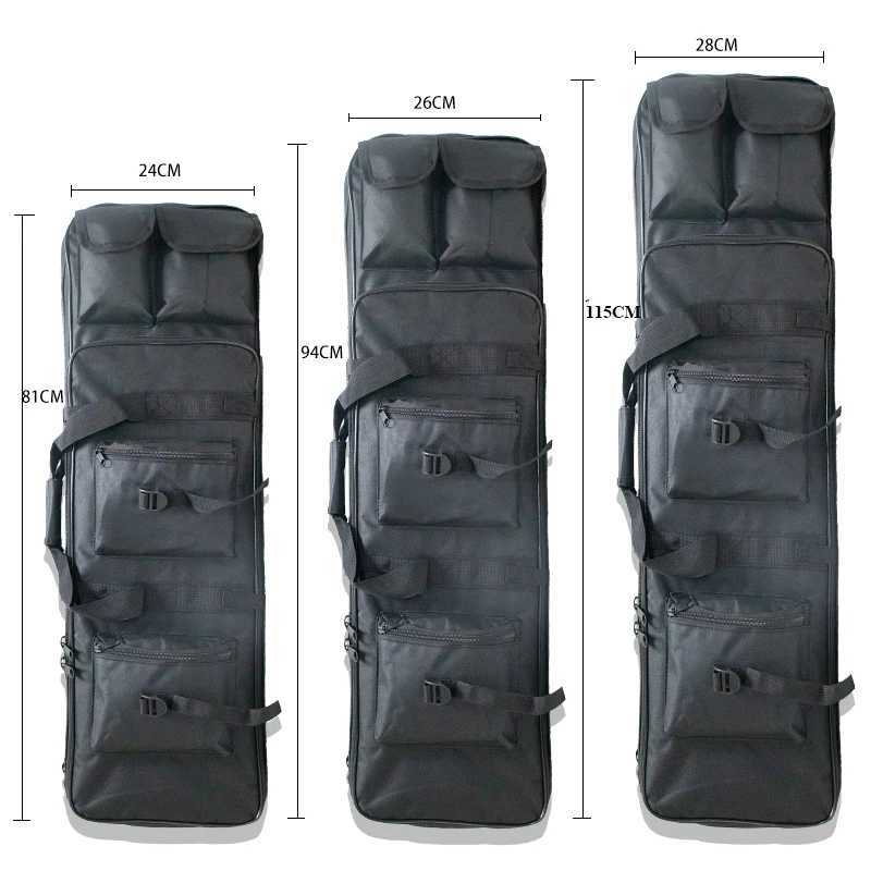 Outdoor tactical hunting air gun bag nylon air gun bag rifle backpack dual waterproof universal gun bag fishing gear bag Z250411