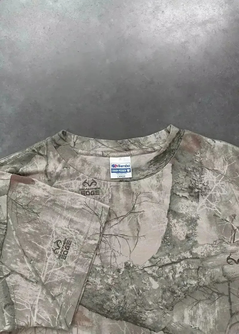 2025 hip-hop Y2K style camouflage printing T-shirt same style for men and women suitable for summer casual street wear 250411