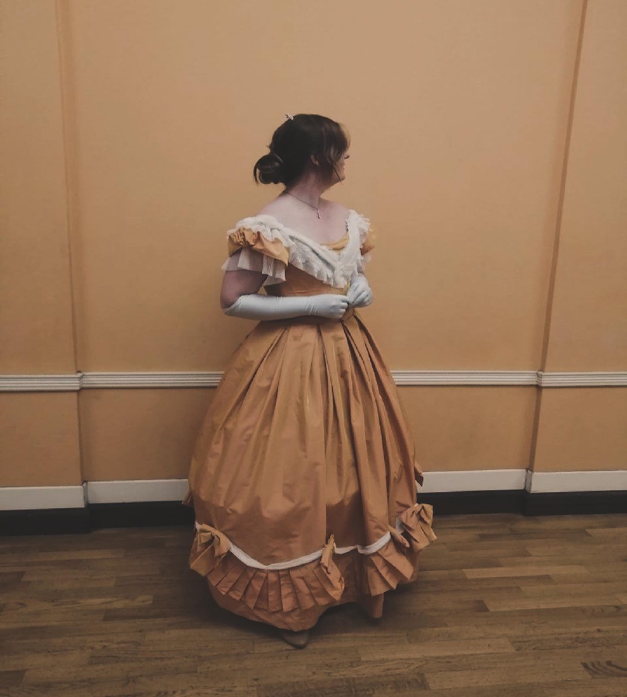 Heritage Yellow Medieval Prom Dress With Lace Court French-style Civil War 1860s Evening Dress Short Sleeve Formal Masquerade Vestio De Fiesta 2025 Sp