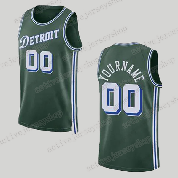 2 Cade Cunningham 2025 Basketball Jersey Ivey Hardaway Jr. Duren Custom Jerseys Sweatshirt - Embroidered Mens Womens Youth