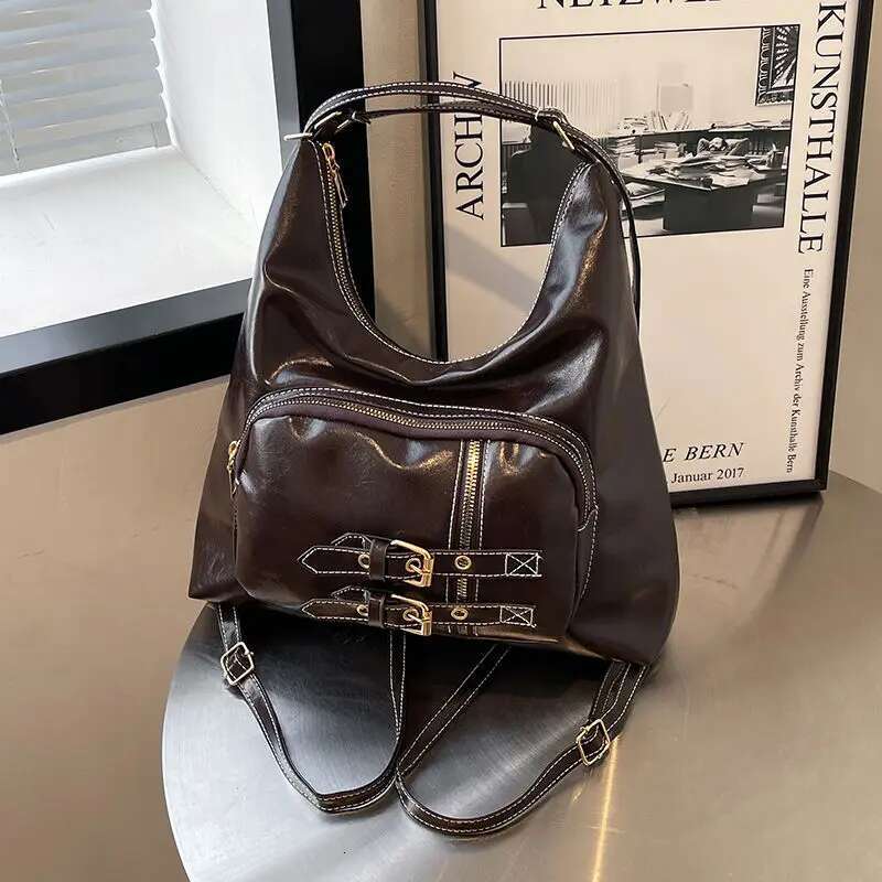 Belt Tote Pu Fashion Women Shoulder All Match Itabag Designer Commuting Bag