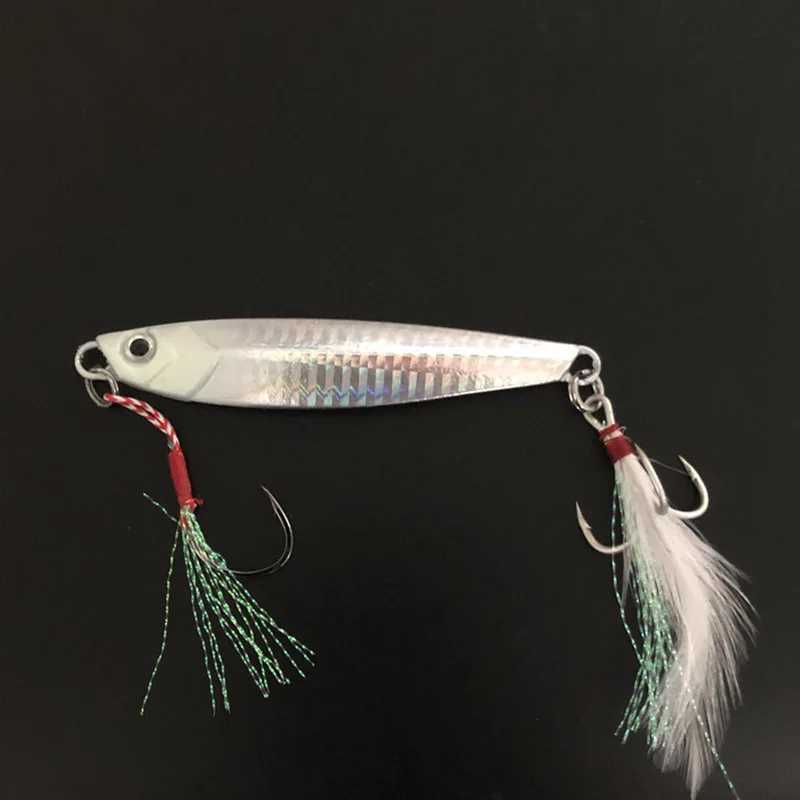 Fishing Glow Jigs 15g/6cm 7g/10g/20g/25g/30g Jigbait Lure Shore Cast Decoys Metal Cast Jig Spoon Luminous Artificial Bait Lures Z250411