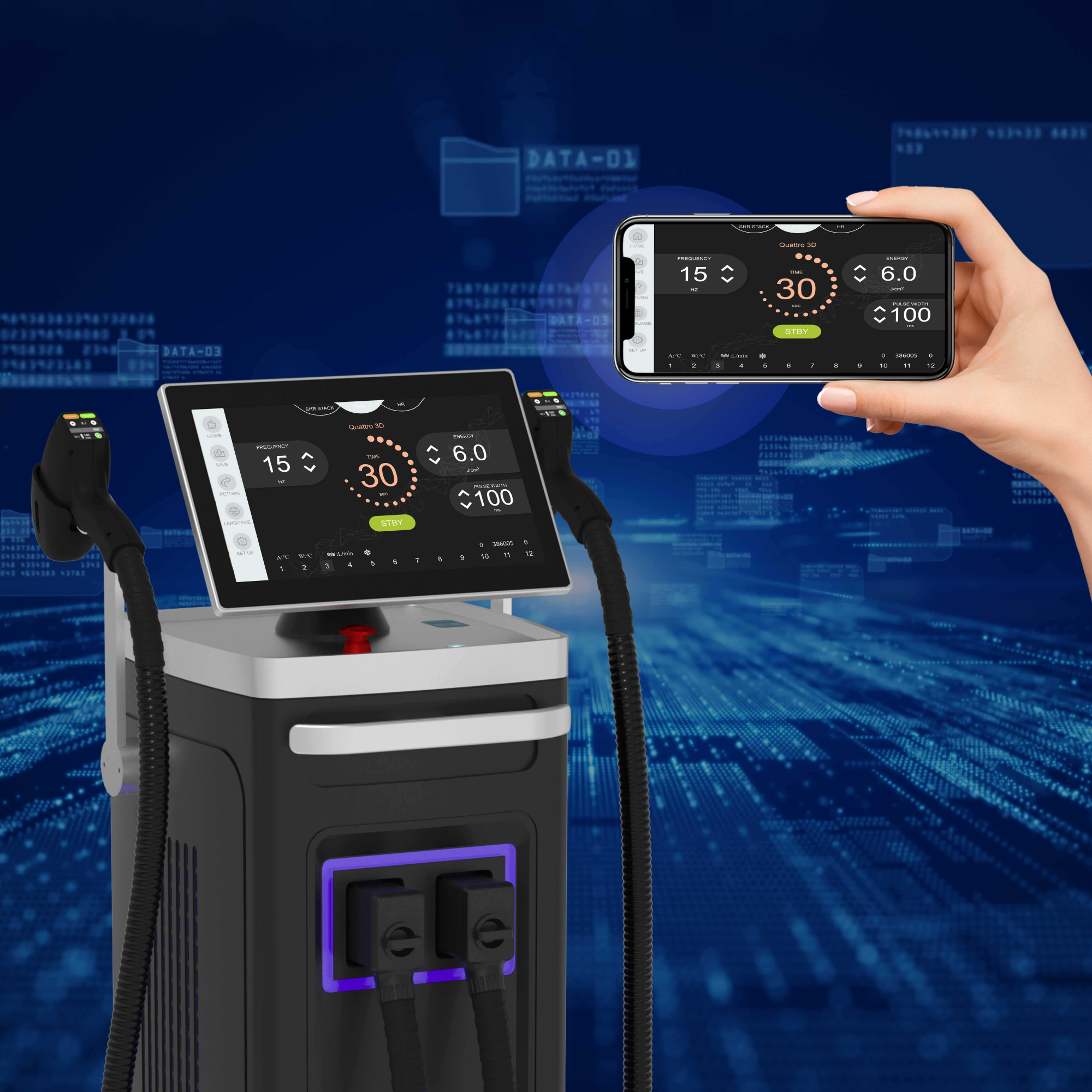 Professional 755nm 808nm 1064nm Diode Laser Hair Removal Equipment Ice Cooling System Painless Hair Removal Device For Spa Beauty Clinic