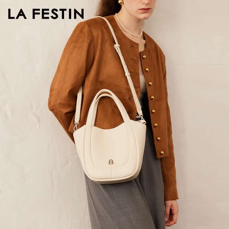 LA FESTIN Original Handbag Woman Trend 2023 Leather Fashion Shoulder Crossbody Large Capacity New Style Shopping Bag