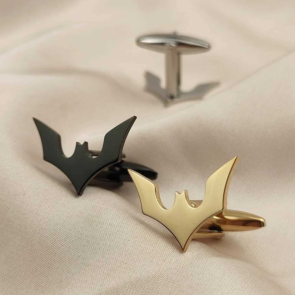 Bat cufflinks mens sleeves wrist buttons shirt buttons stainless steel cufflinks wedding beauty mens accessoriesT250412