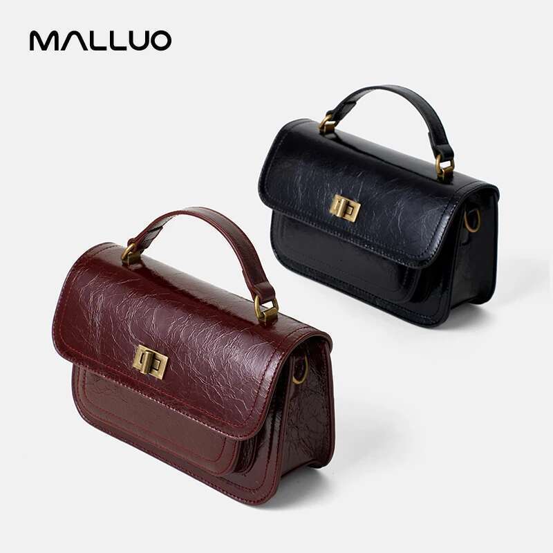 Designer Bag Women's Genuine Cow Leather Shoulder Bags Ladies Fashion Versatile Designer Crossbody Bag Female Retro Handbags For Lady