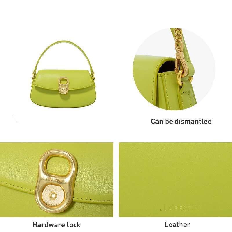 LA FESTIN New Design Original Chain Small Handbag Crossbody Fashion Shoulder Messenger Saddle Bag
