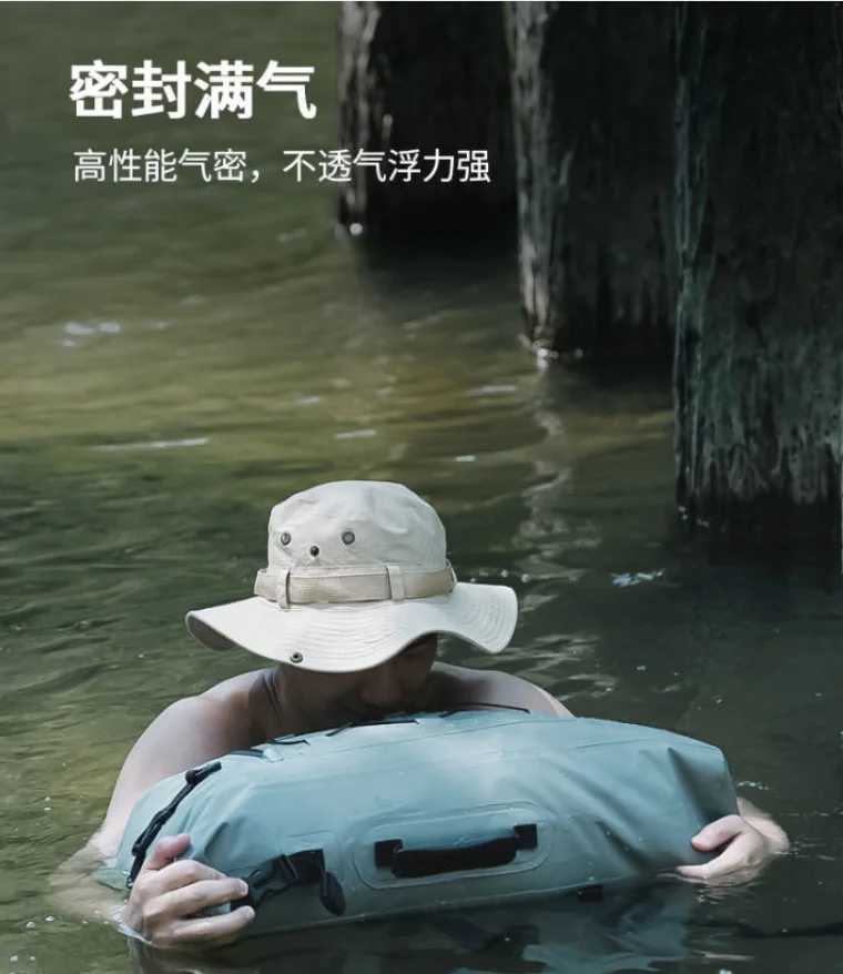 Custom 40L Roll Top Outdoor Sport Trekking Camping Pvc Hiking Backpack 2021 Waterproof Fishing Waterproof Backpack for Men Z250411