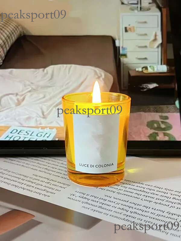 Hiqh Quality Brand Incense 200G Buongiogno GRAZIE Fico Amalfl Arancia Di Women Solid Lasting Fragrance Good Smell Less Scented Candles Perfume