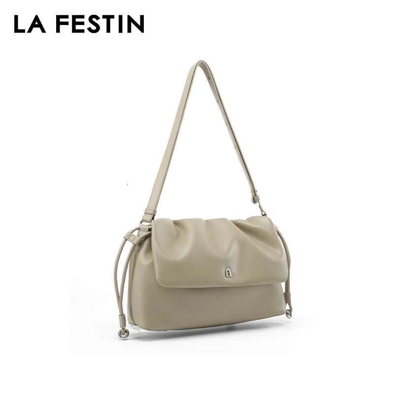 LA FESTIN Original Women 2025 New Leather Shoulder Crossbody Brand Fashion High-Capacity Bag