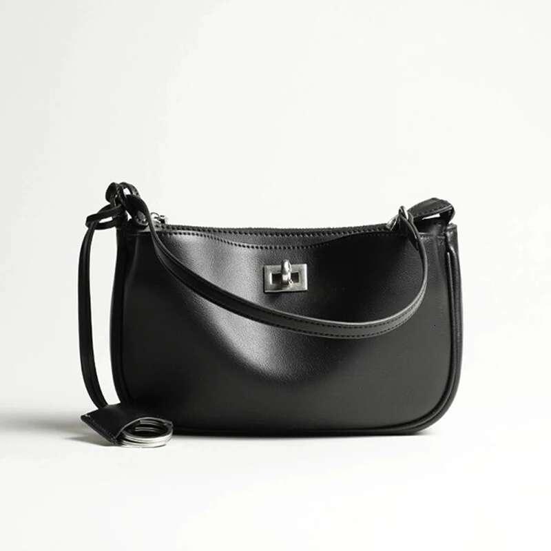 Top Quality Rodeo Split Leather Black Cowhide Totes Gold Buckle Shoulder Bags Fashion Women Handbags