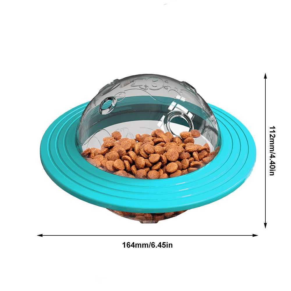 High Quality Dog interactive food spill dispenser for small and large dogs treatment ball to improve intelligence training toy for small dogs slow foo