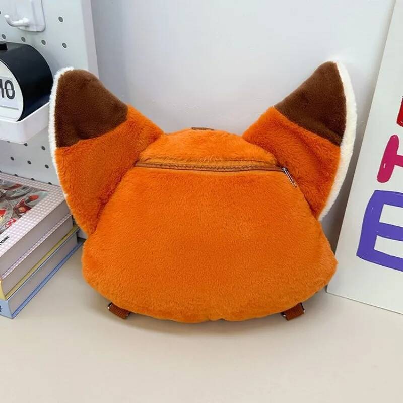 Custom Hot Sales Zootopia Backpack Kawaii Disney Anime Cute Fox Nick Creative Fashion Large Capacity Storage Shoulder Bag Holiday Gift