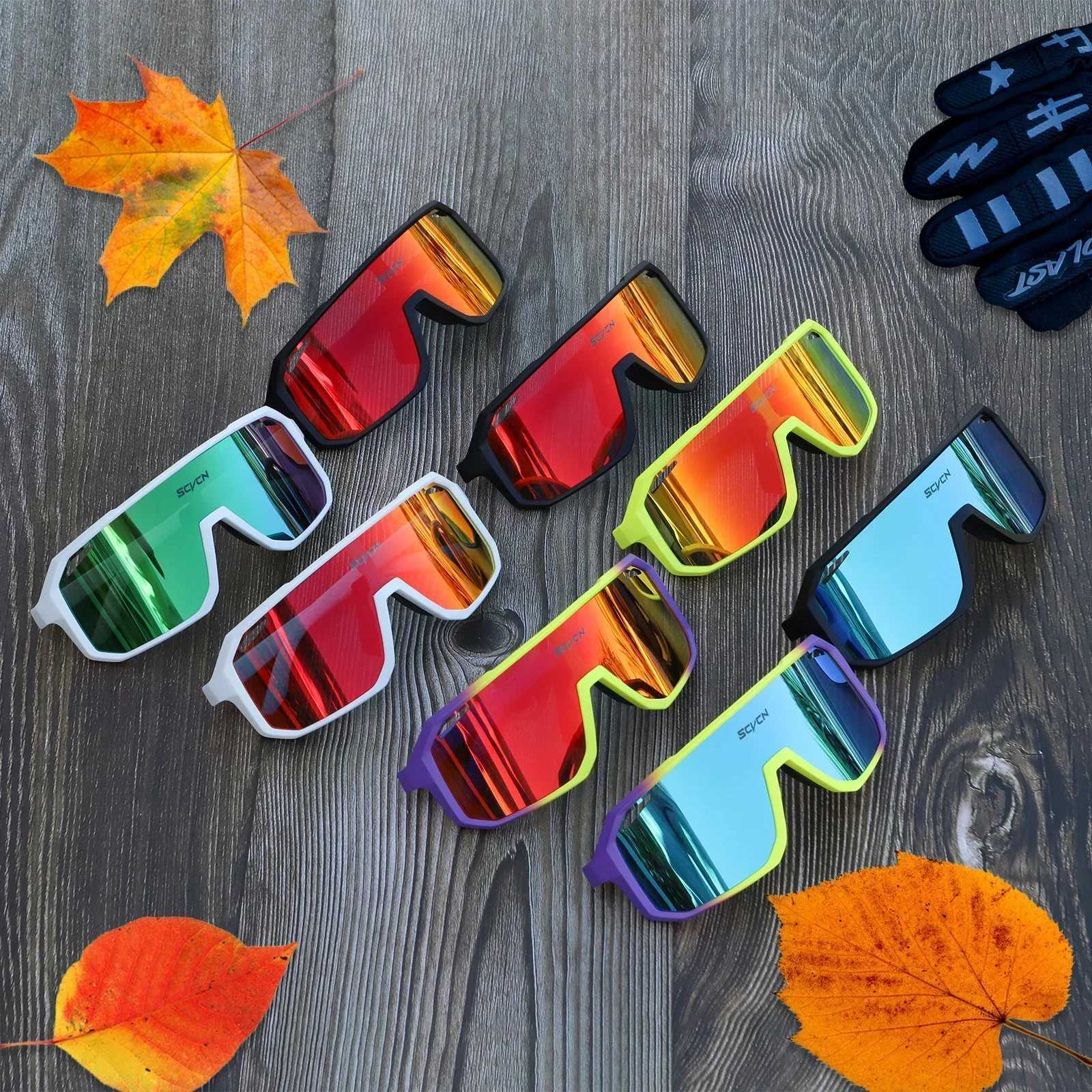 SCVCN Cycling Sunglasses Bike Mountain Driving Glasses Outdoor Sports Hiking Glasses Mens Glasses for Leisure SunglassesC250411