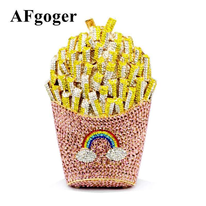 Fashion Crystal Handbags Designer Rhie Chips Clutch Purse For Ladies Wedding Bridal Evening Bags