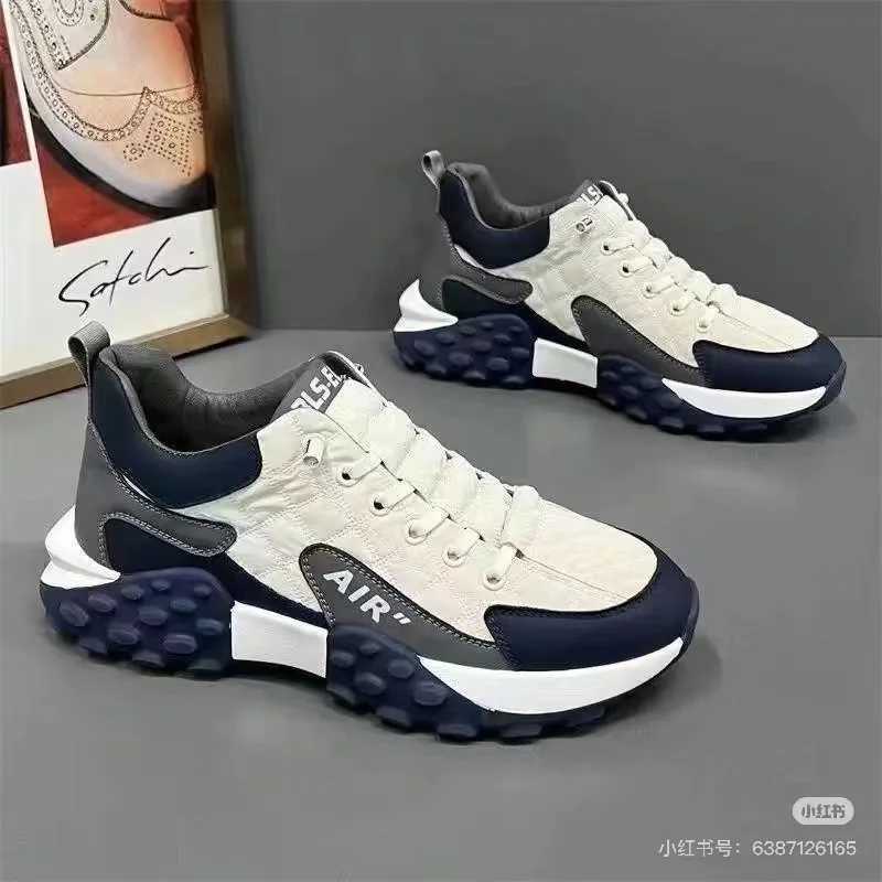Mens shoe platform mens sports shoes 2025 new vulcanized shoes mens casual running shoes large size 45 46 hot Sapatos Masculinos W250412