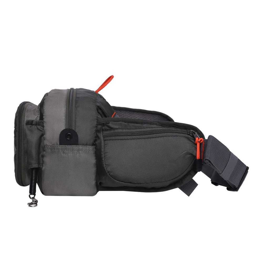 Kylebooker Fly Fishing Chest Pack Tackle Storage Hip Bag River Fishing Waist Pouch Z250411